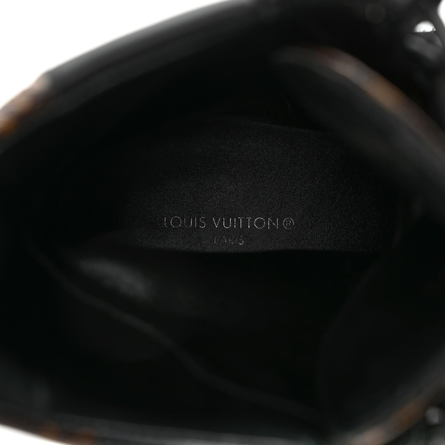 Louis Vuitton Suede Calfskin Monogram Laureate Platform Desert Boots 38 Black 7 of 10