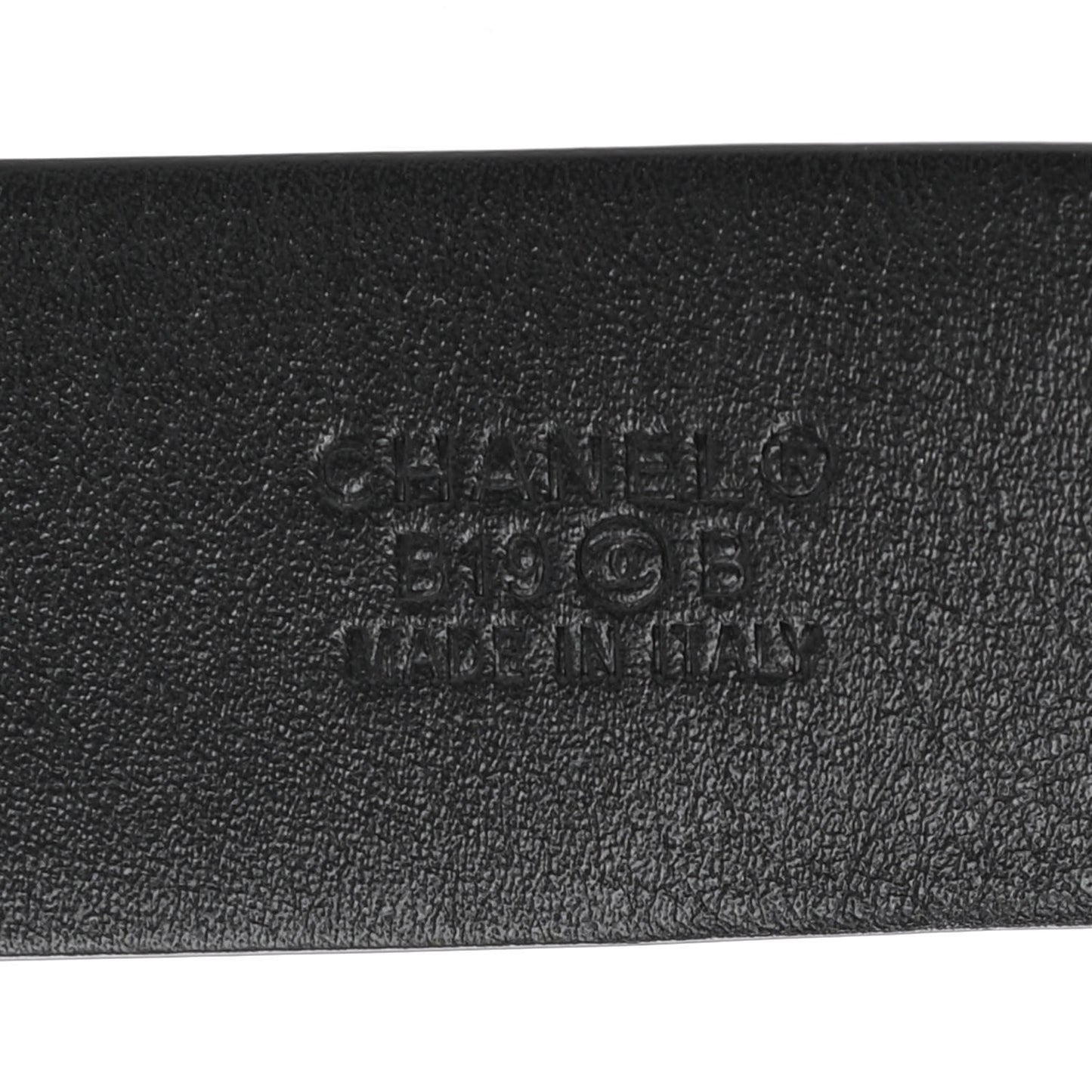 Calfskin Pearl Belt 80 32 Black
