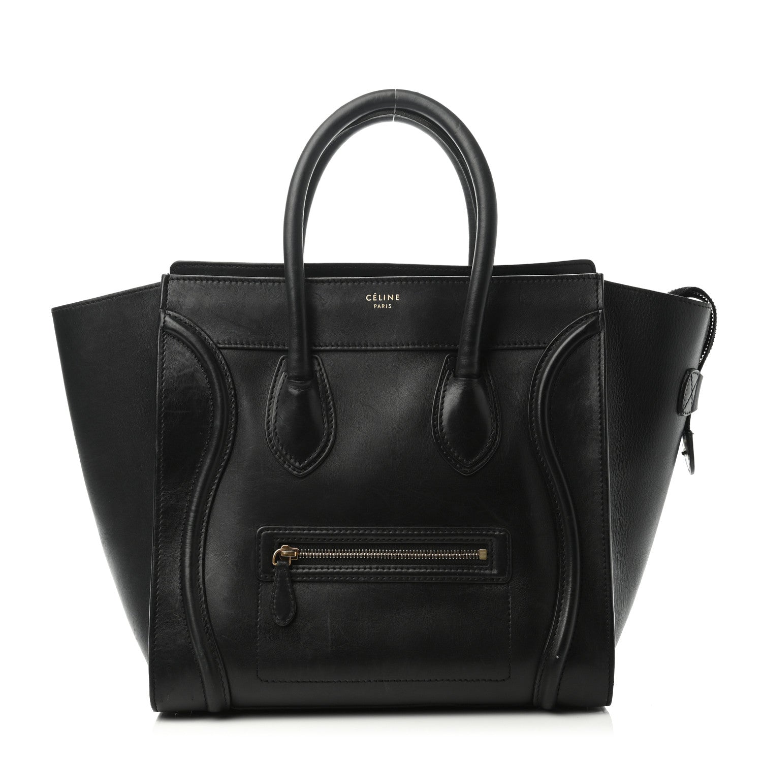 Celine Smooth Calfskin Mini Luggage Black 1 of 4