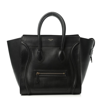 Celine Smooth Calfskin Mini Luggage Black 1 of 4