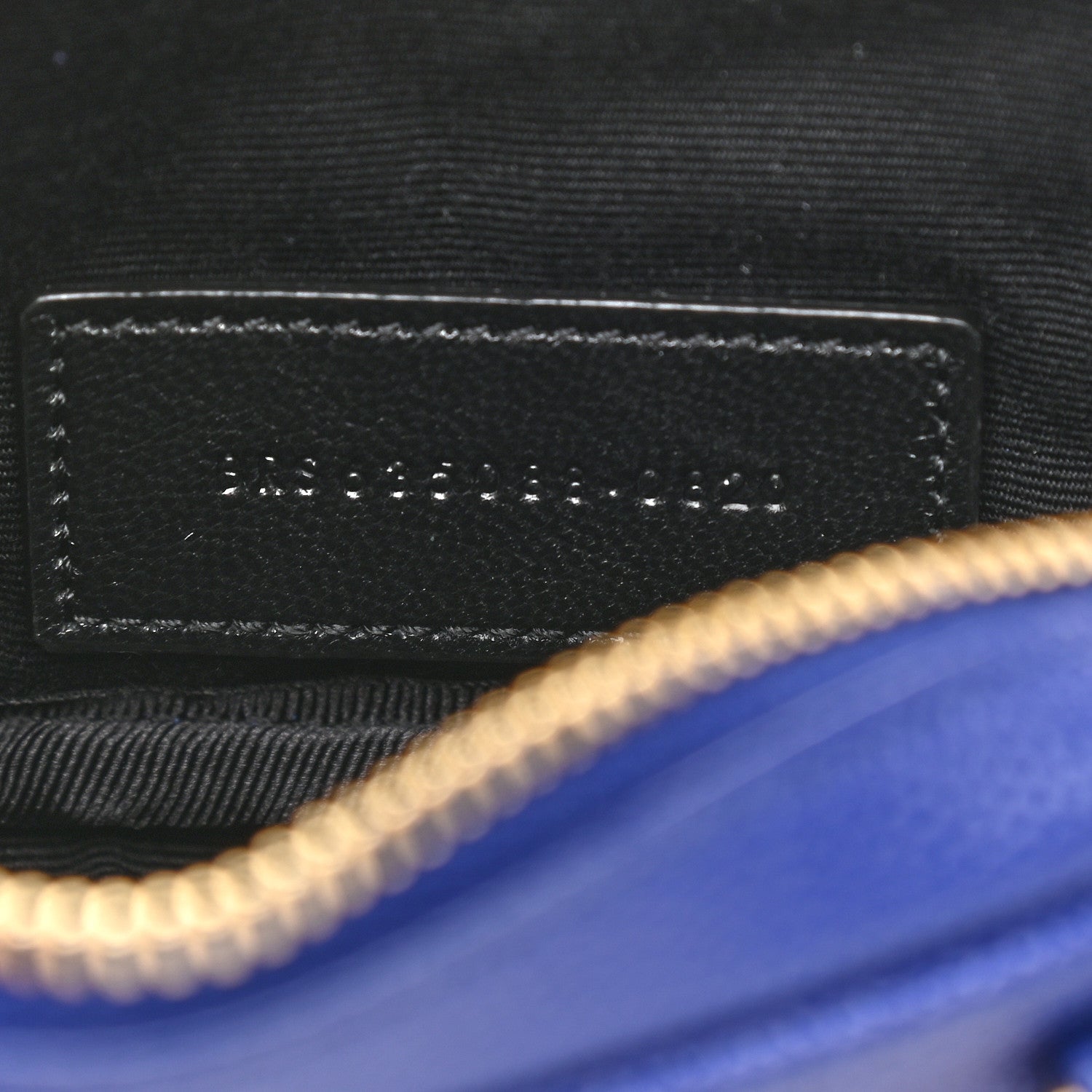 Saint Laurent Grain De Poudre Matelasse Monogram Baby Lou Camera Bag Sapphire Blue 7 of 9