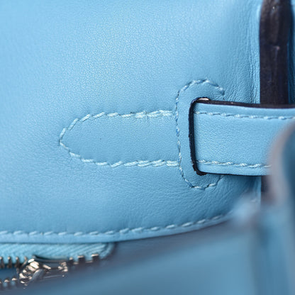 Hermes Swift Birkin 25 Bleu Du Nord 14 of 37