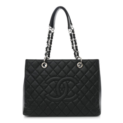 Chanel Caviar Quilted Grand Shopping Tote GST Black 1 of 11