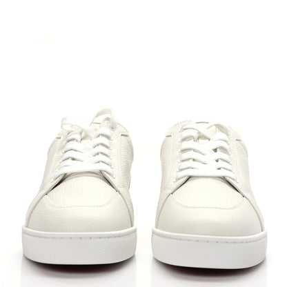 Christian Louboutin Grained Calfskin Rantulow Flat Sneakers 44.5 Latte 2 of 8