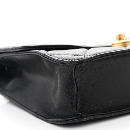 Chanel Caviar Quilted CC Large Flap Black 9 of 11