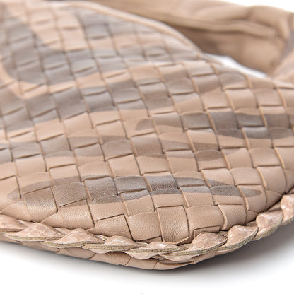 Bottega Veneta Nappa Snakeskin Intrecciato Mini Veneta Tiger Print Hobo Maple 9 of 9