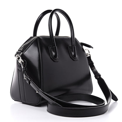 Givenchy Shiny Lord Calfskin Mini Antigona Black 3 of 10