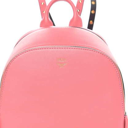 MCM Calfskin Mini Duchess Polke Studs Backpack Pink 9 of 9