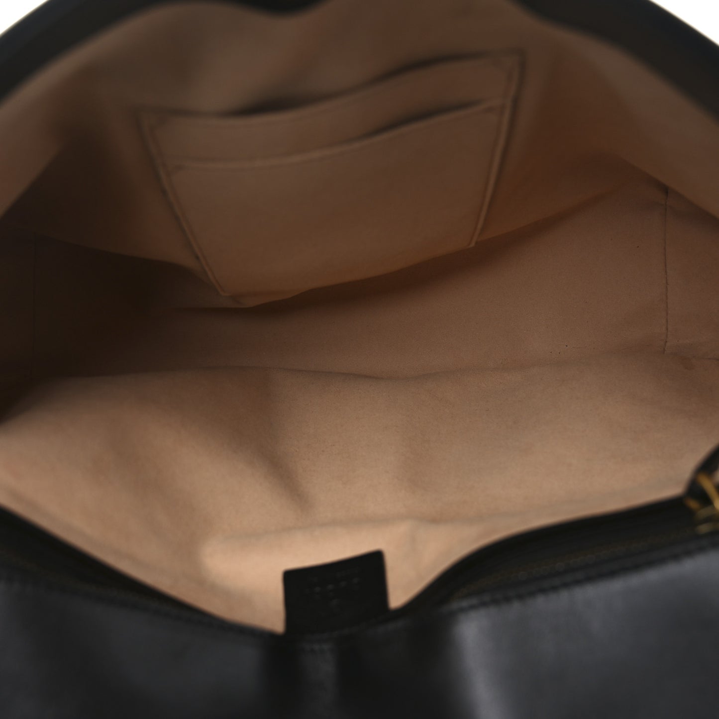 Calfskin Matelasse Large GG Marmont Top Handle Shoulder Bag Black