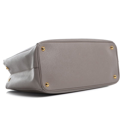 Prada Saffiano Lux Large Double Zip Tote Argilla 4 of 10