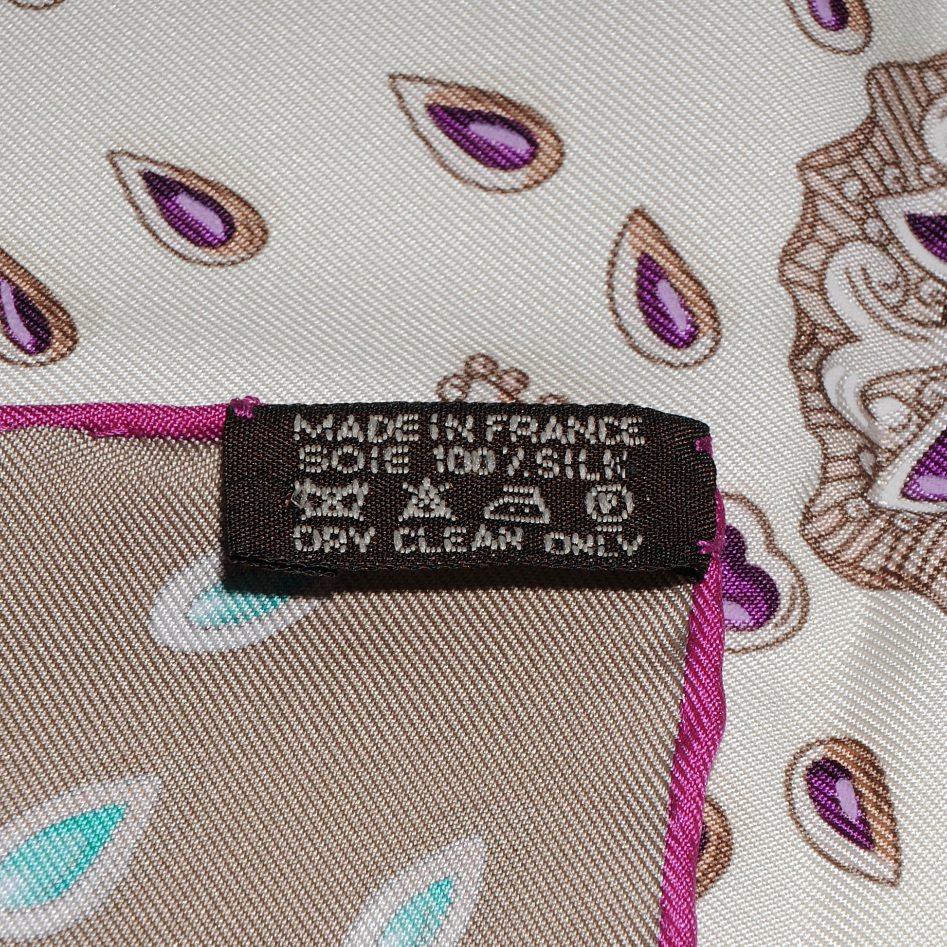 Hermes Silk Tresors Retrouves Scarf 90 5 of 5