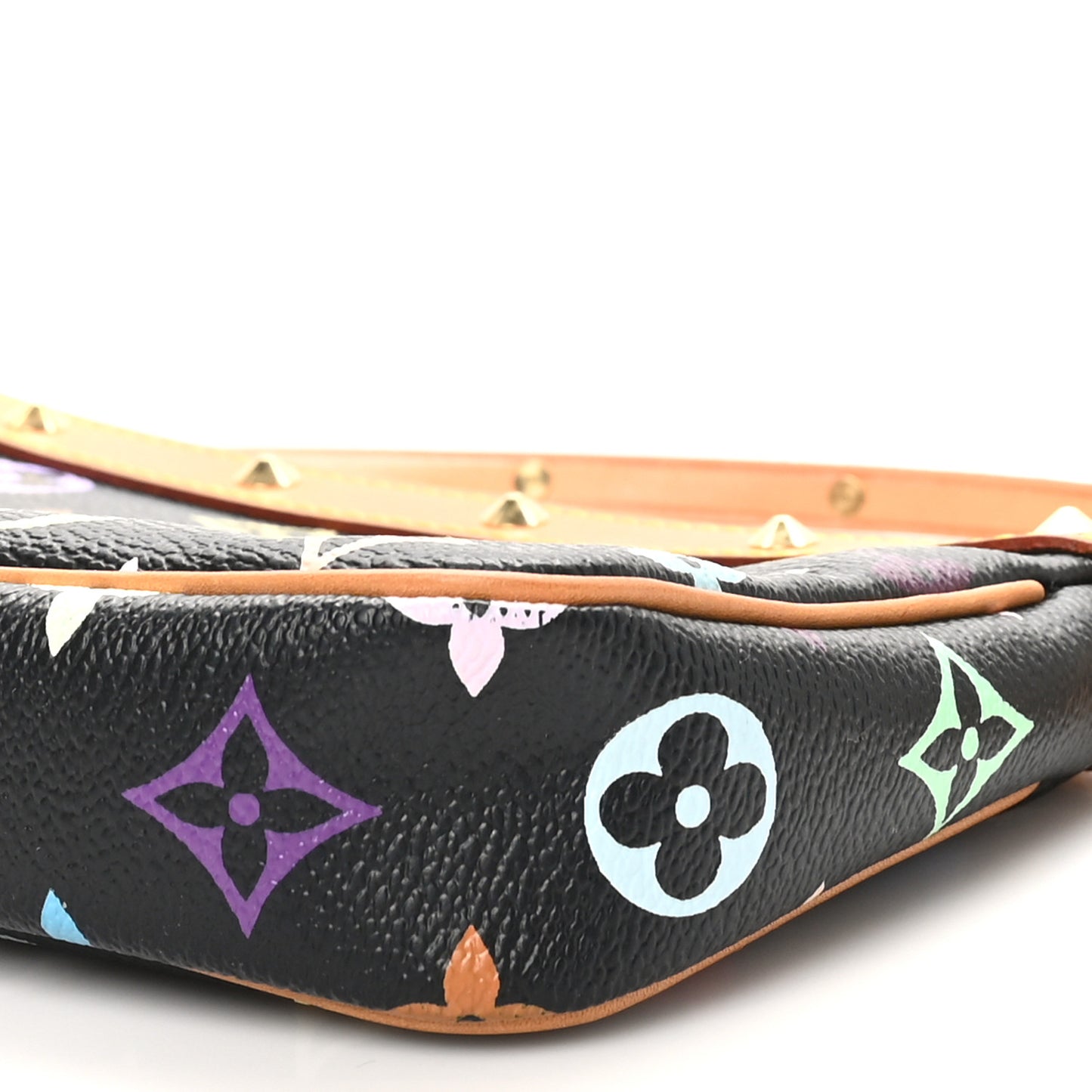 Monogram Multicolor Pochette Accessories Black