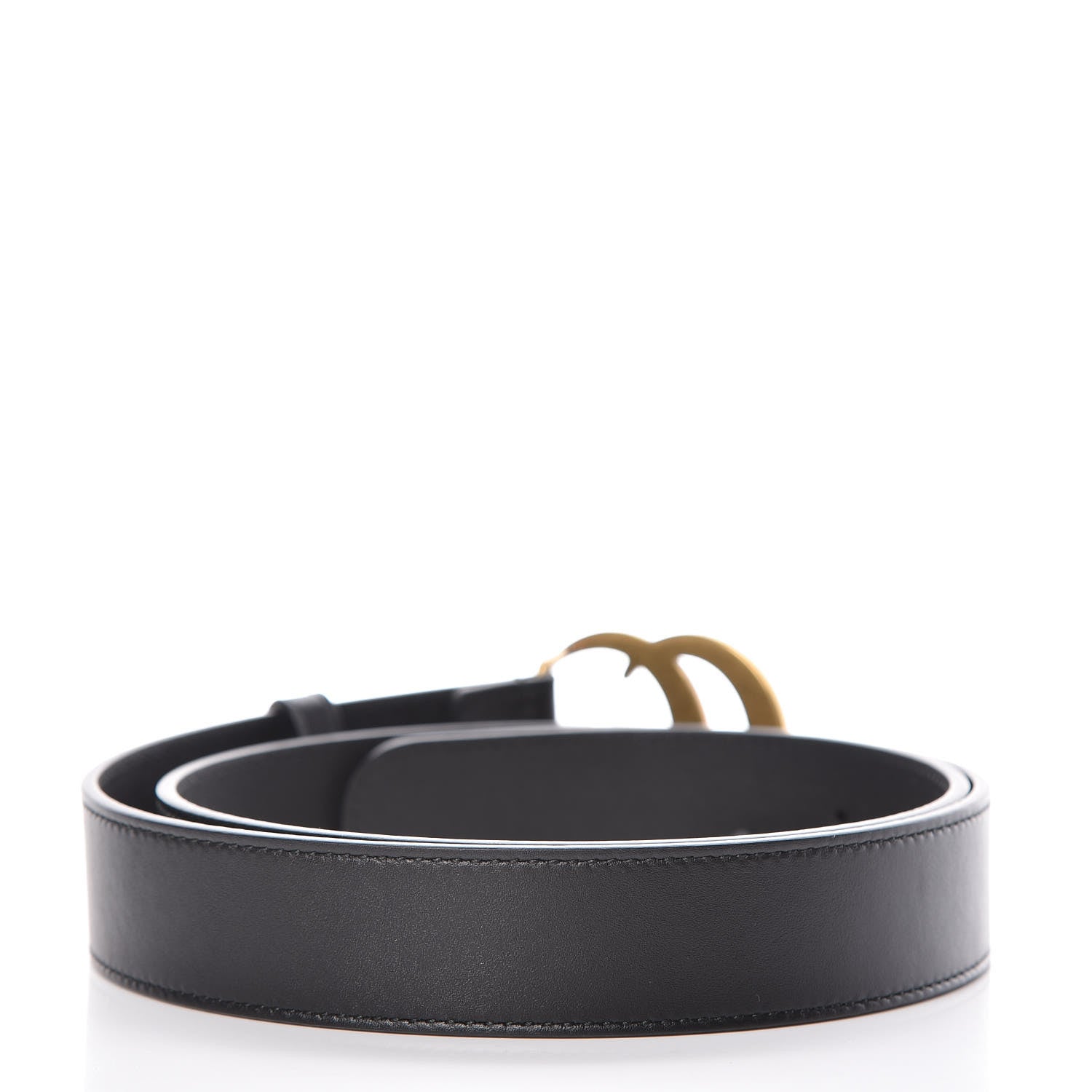 Gucci Calfskin Double G 30mm Belt 85 34 Black 3 of 7