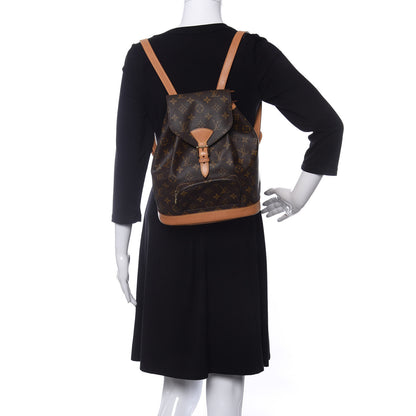 Louis Vuitton Monogram Montsouris MM Backpack 2 of 11