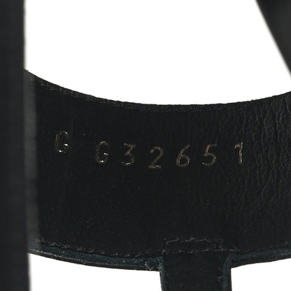 Chanel Calfskin CC Turnlock Sandals 40 Black 6 of 9
