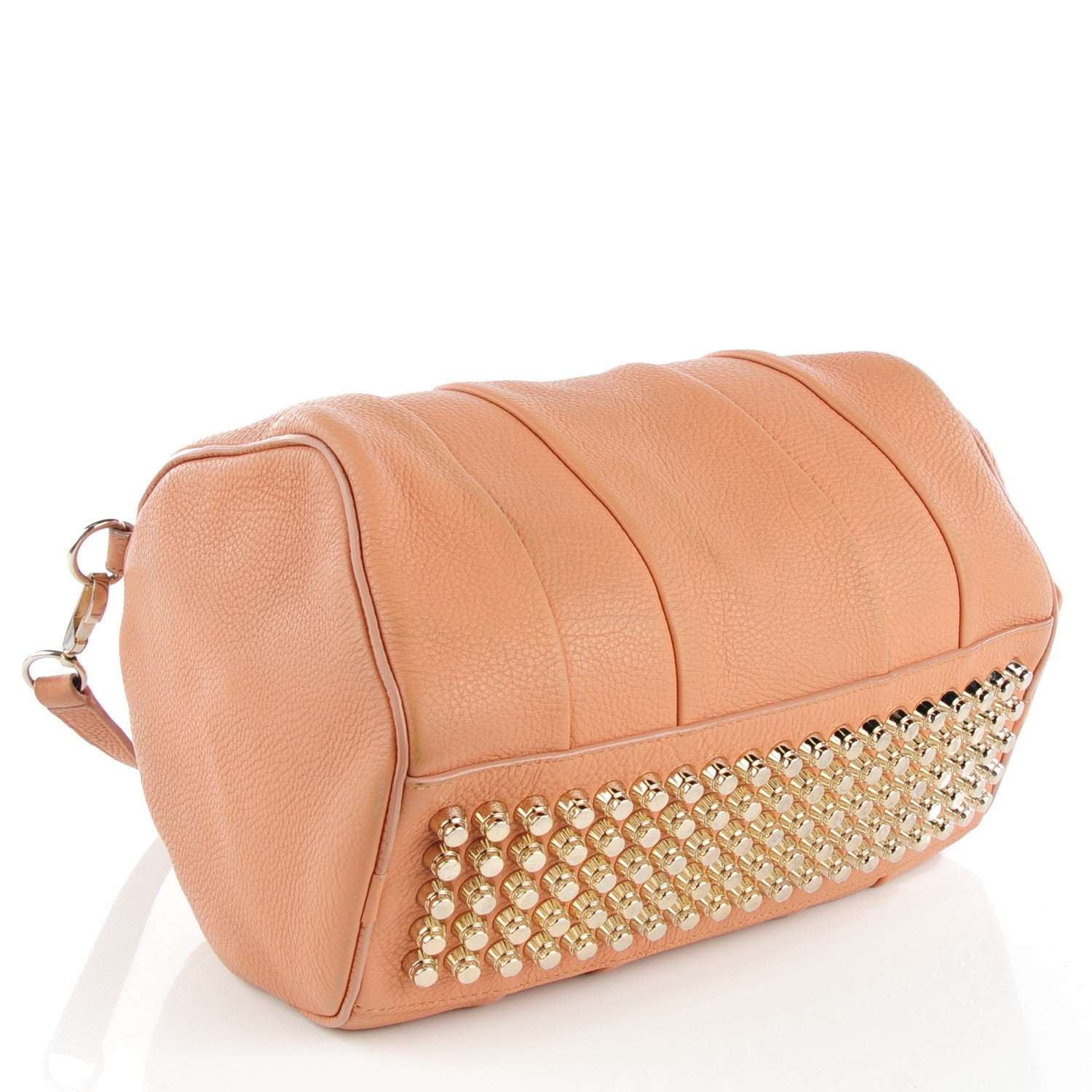 Alexander Wang Pebbled Lambskin Rocco Tan Pale Gold Hardware 4 of 10