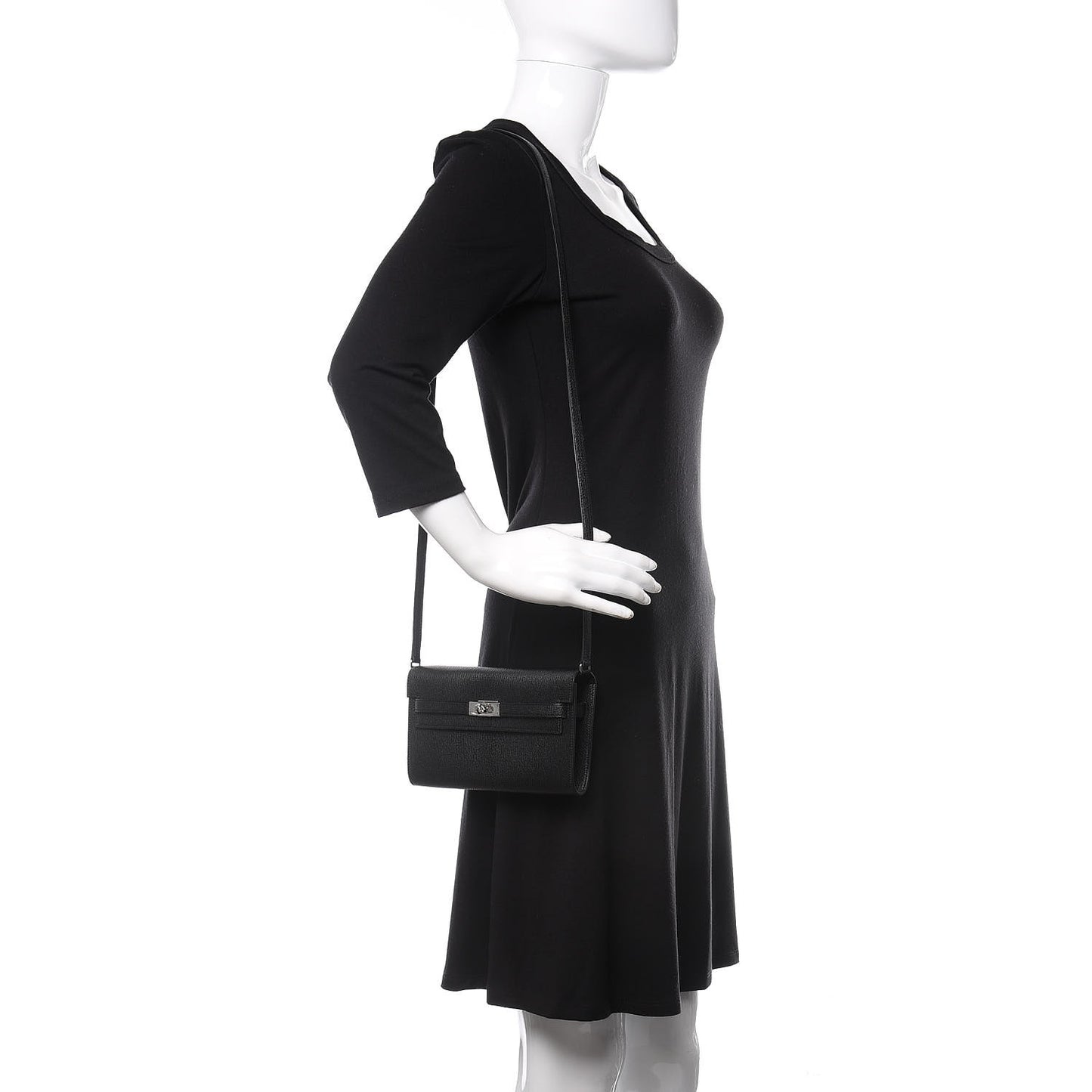 Chevre Mysore Kelly Wallet To Go Black