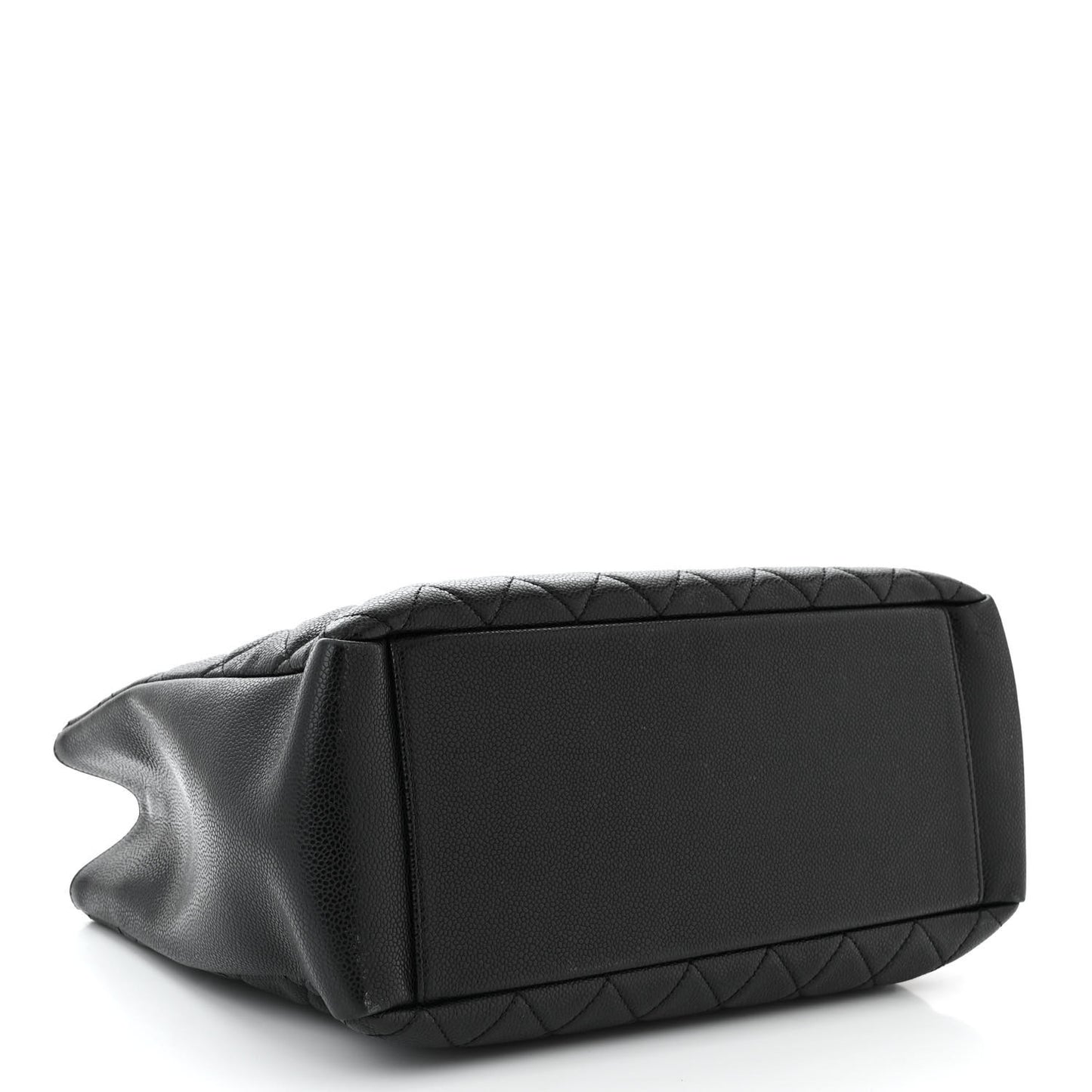 Caviar Quilted Grand Shopping Tote GST Black