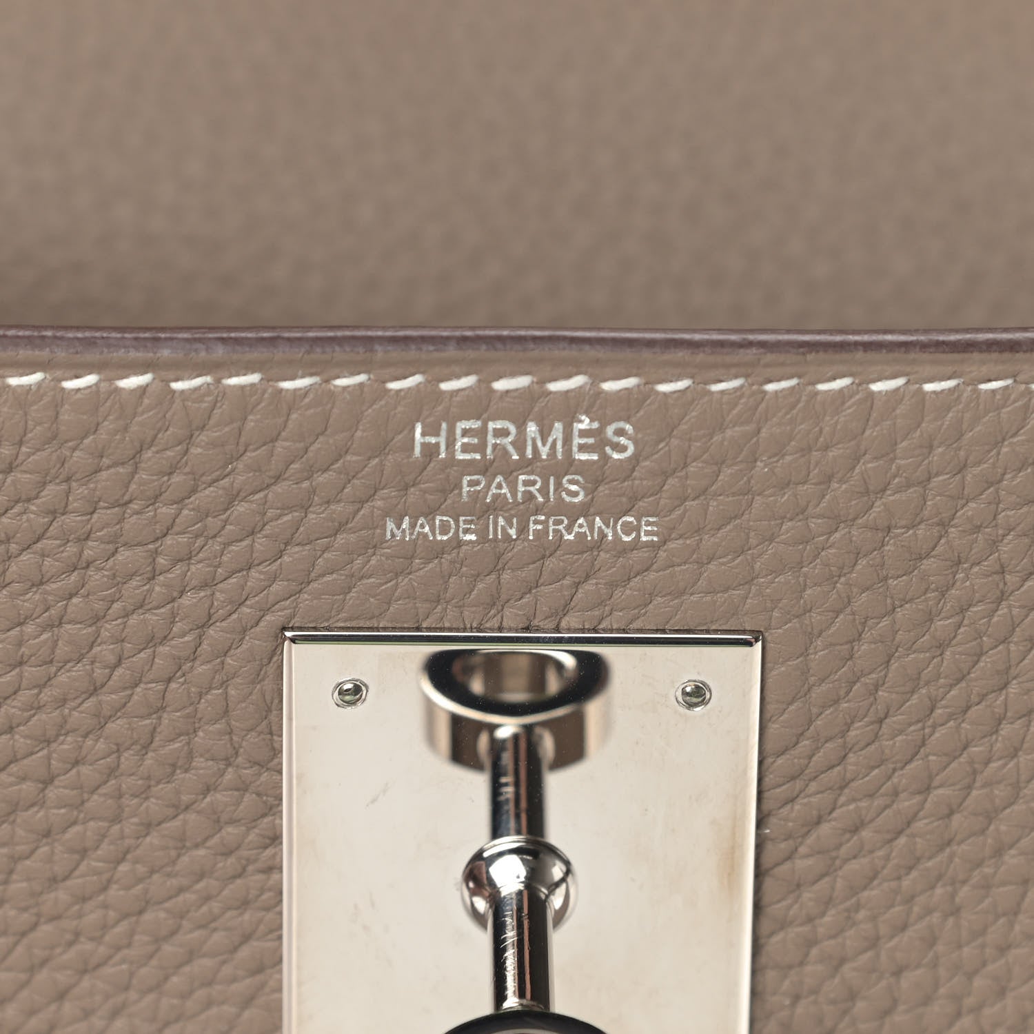 Hermes Togo Kelly Retourne 28 Etoupe 8 of 10