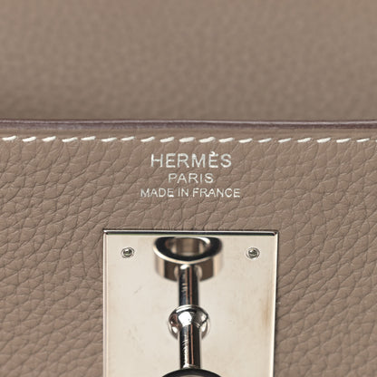 Hermes Togo Kelly Retourne 28 Etoupe 8 of 10