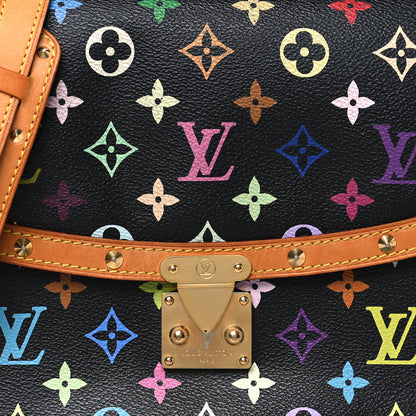 Louis Vuitton Monogram Multicolor Sologne Black 7 of 12