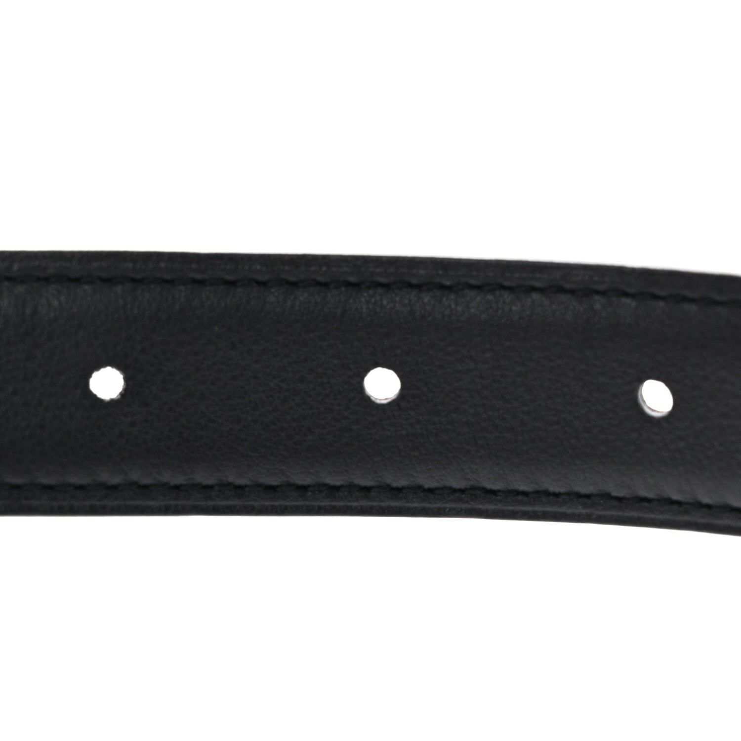 Hermes Swift Epsom Constance H Belt 85 34 Black Etoupe 5 of 5
