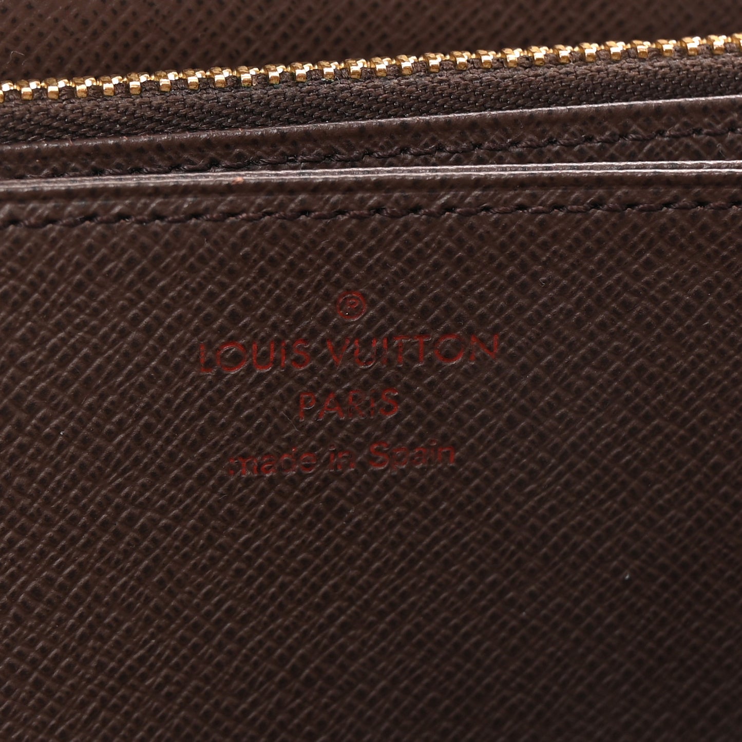 Damier Ebene Zippy Wallet