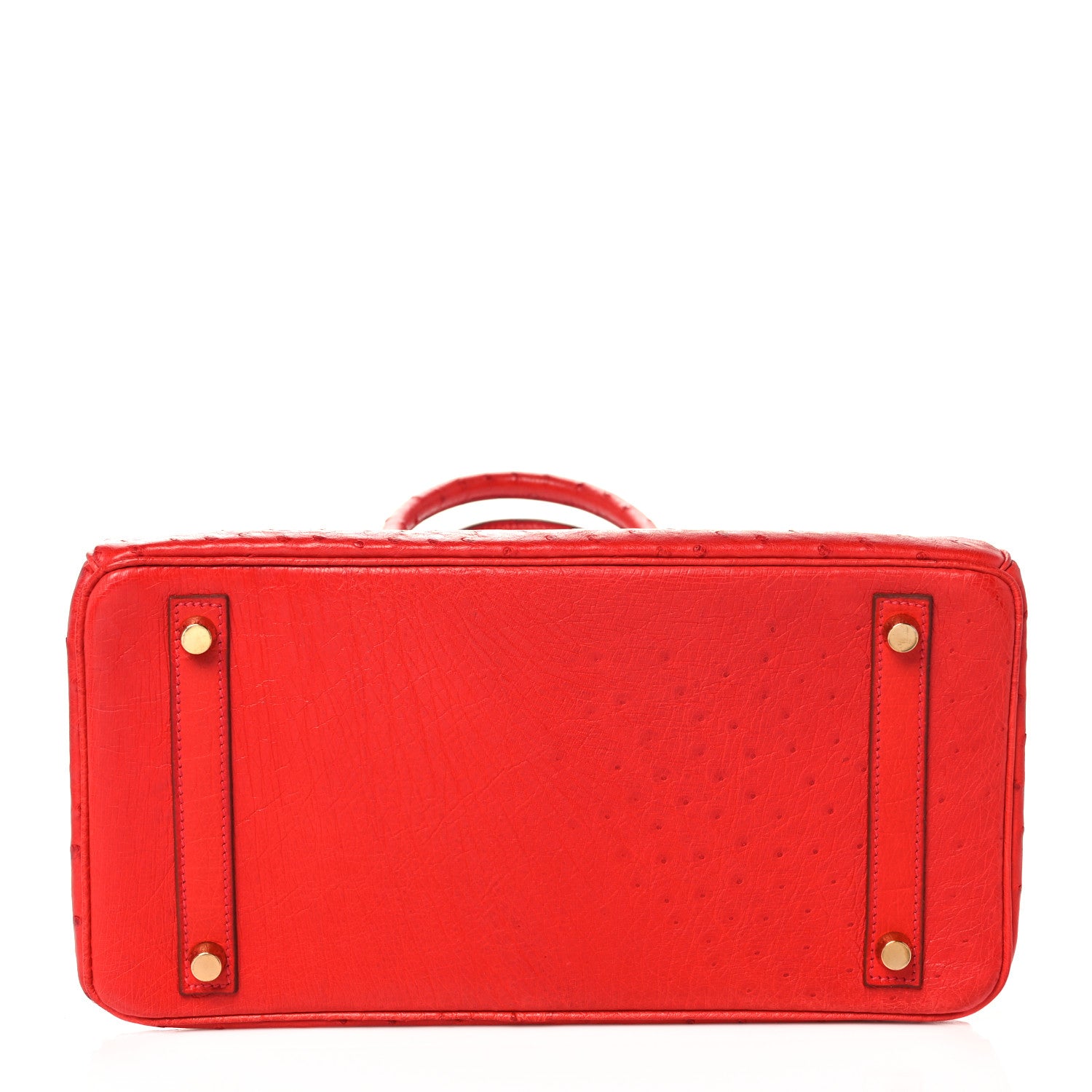 Hermes Ostrich Birkin 30 Rouge Vif 4 of 33