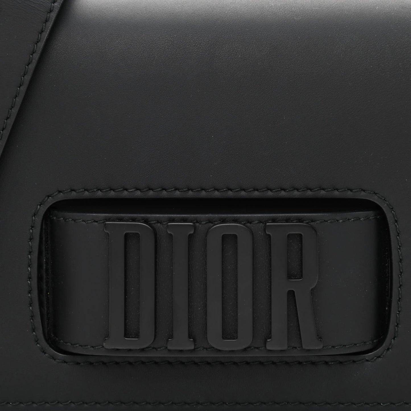 Ultra Matte Calfskin Dio(r)evolution Flap Bag Black