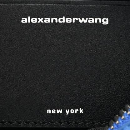 Alexander Wang Satin Crystal Heiress Pouch Night Sky 6 of 16