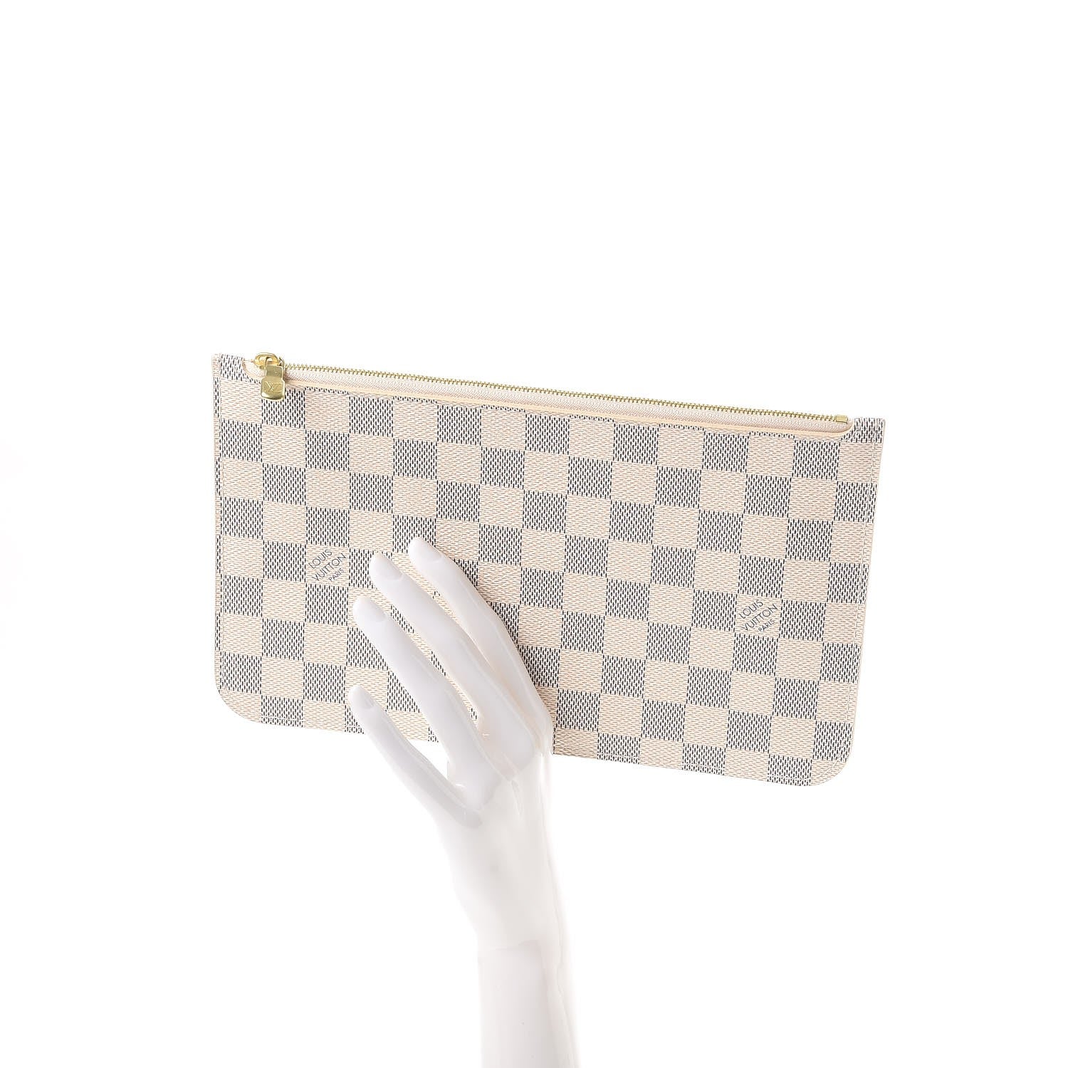 Louis Vuitton Damier Azur Neverfull MM GM Pochette 2 of 8