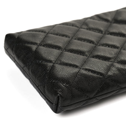 Chanel Caviar Quilted French New Wave Phone Holder With Chain Black 12 of 13