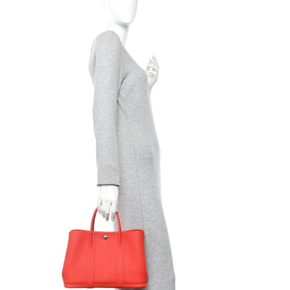 Hermes Vache Country Garden Party TPM 30 Rouge Tomate 2 of 10