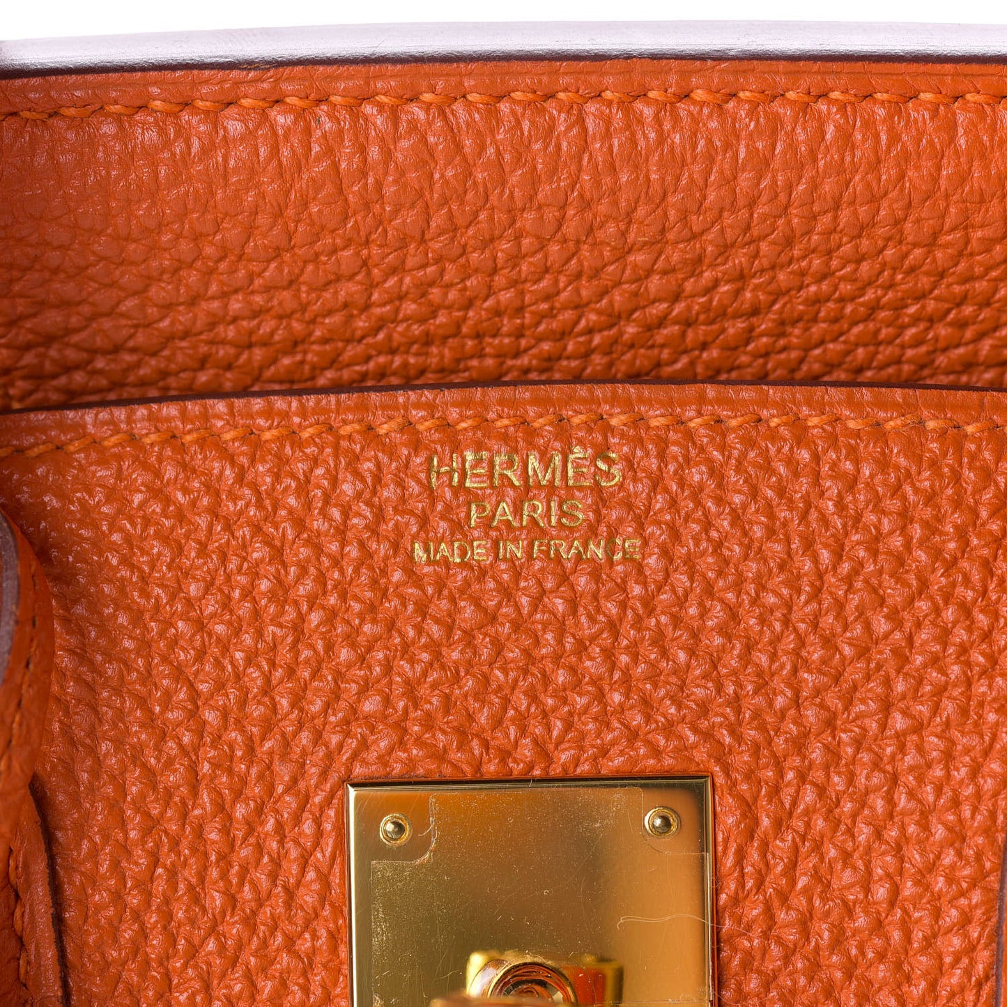 Togo Birkin 30 Orange
