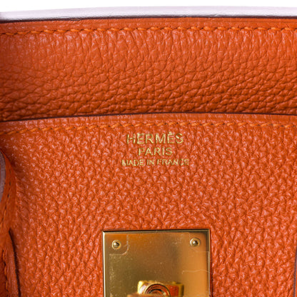 Hermes Togo Birkin 30 Orange 19 of 32