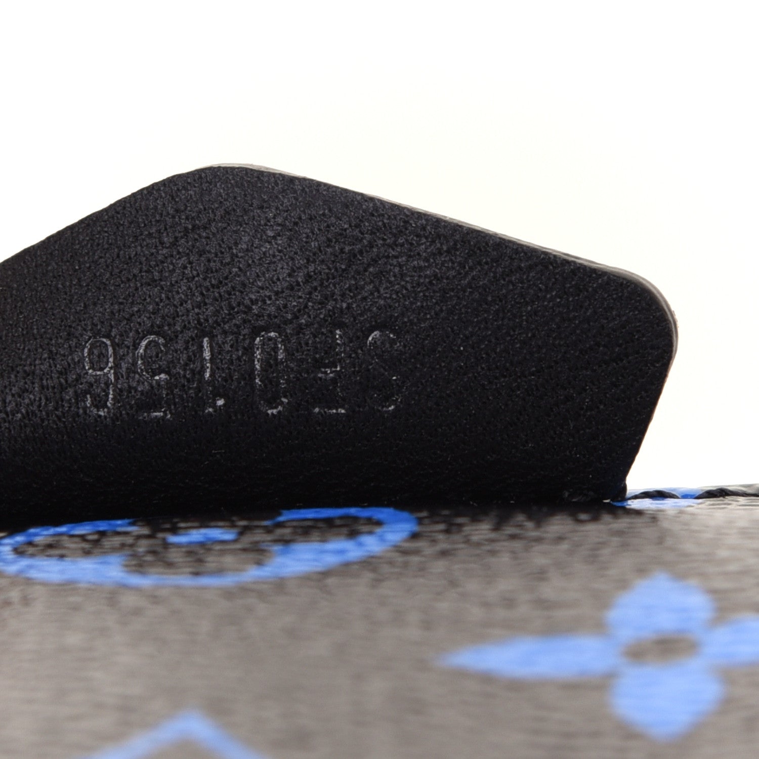 Louis Vuitton Colored Monogram Mini Pochette Accessories Blue Black 9 of 10