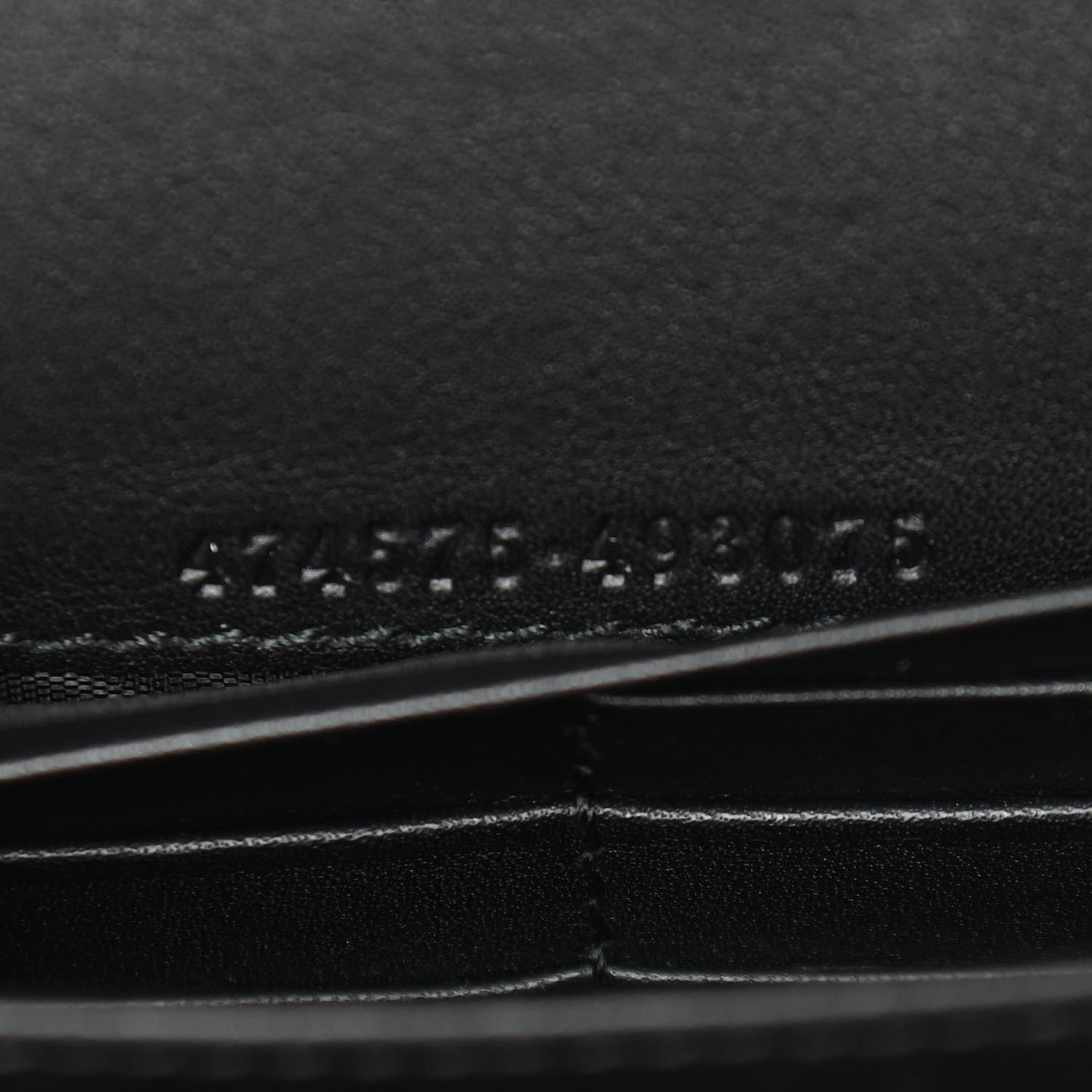 Gucci Velvet Matelasse GG Marmont Chain Wallet Black 7 of 9