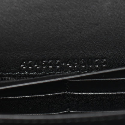 Gucci Velvet Matelasse GG Marmont Chain Wallet Black 7 of 9