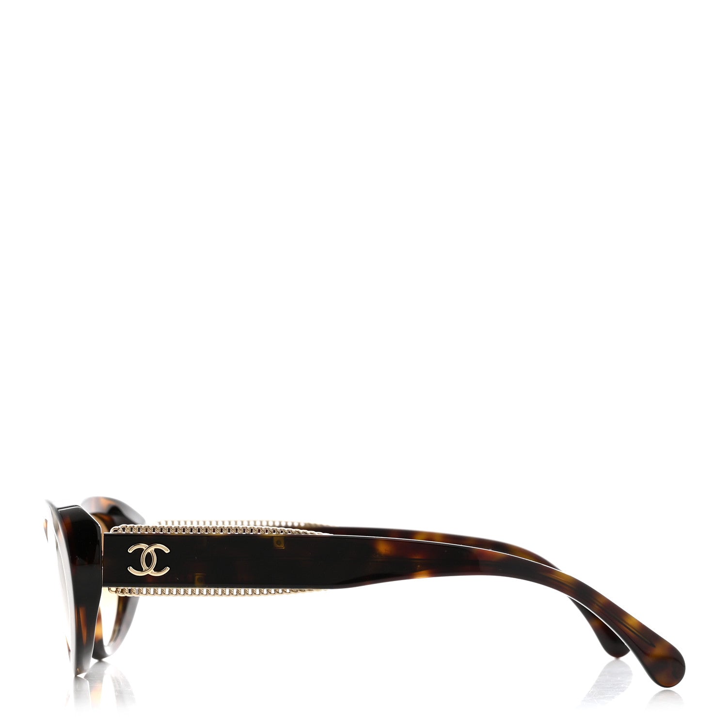 Chanel Acetate Oval Sunglasses 5515 Tortoise 3 of 8