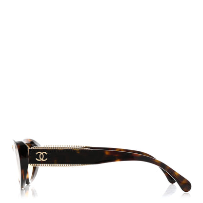 Chanel Acetate Oval Sunglasses 5515 Tortoise 3 of 8