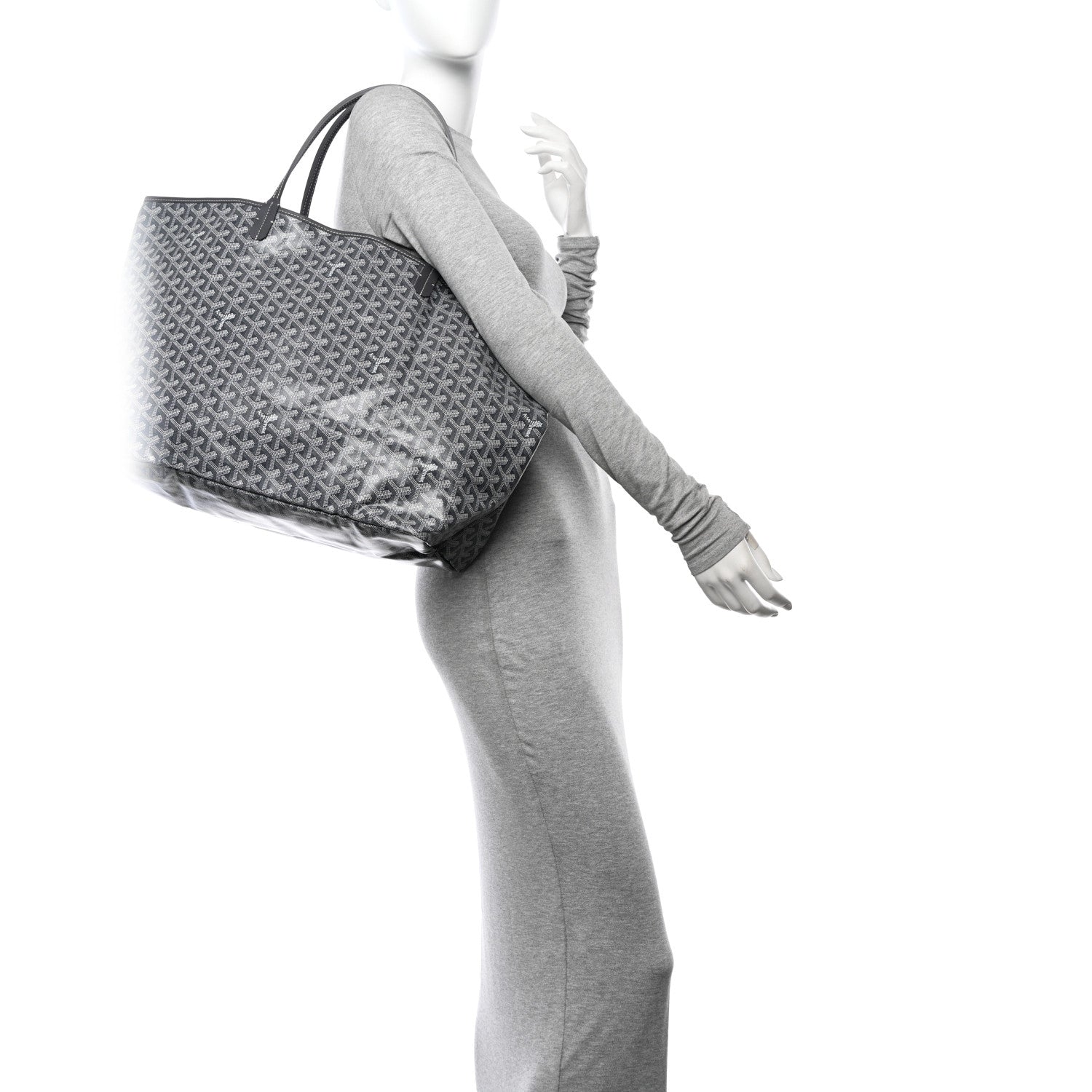 Goyard Goyardine Saint Louis GM Grey 2 of 11