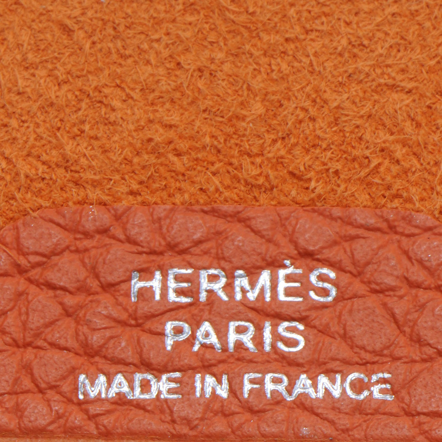 Hermes Togo Ulysse PM Notebook Cover Orange 7 of 9