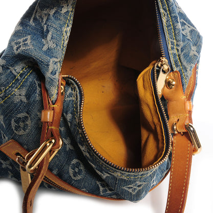 Louis Vuitton Denim Baggy GM Blue 5 of 7