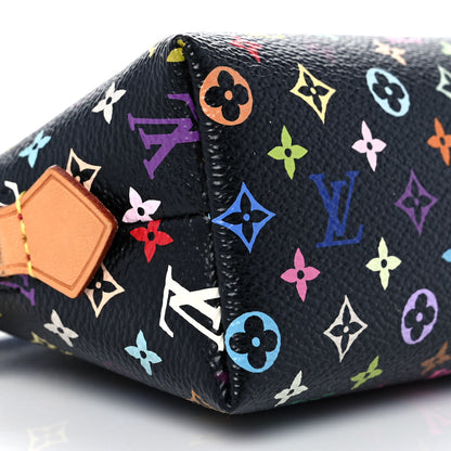Louis Vuitton Monogram Multicolor Cosmetic Pouch Black Grenade 7 of 8