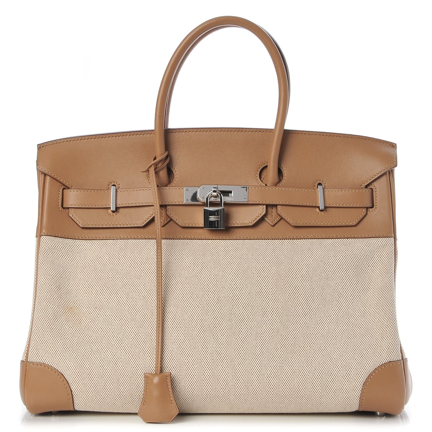 Swift Toile Birkin 35 Biscuit