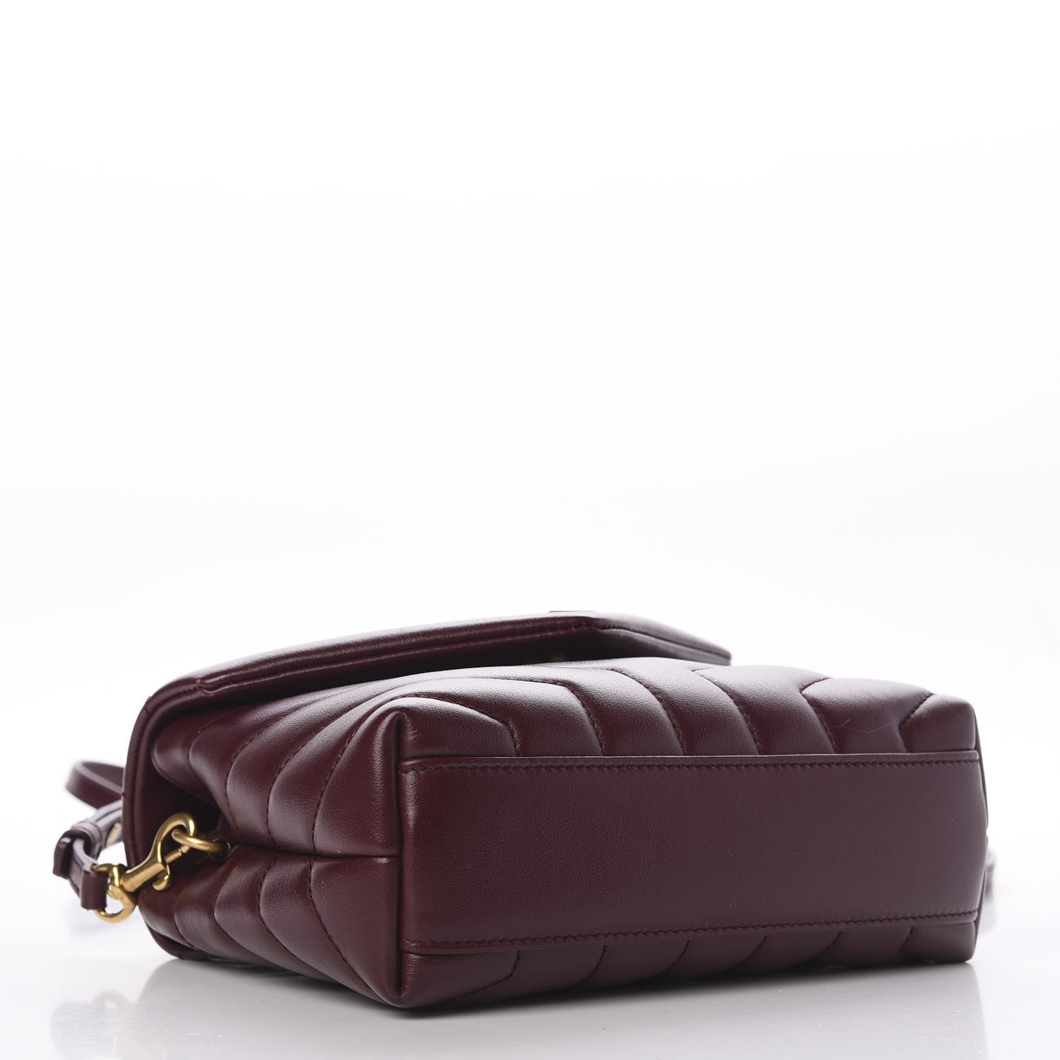 Saint Laurent Calfskin Y Quilted Monogram Toy Loulou Monogram Crossbody Bag Rouge Legion 4 of 9