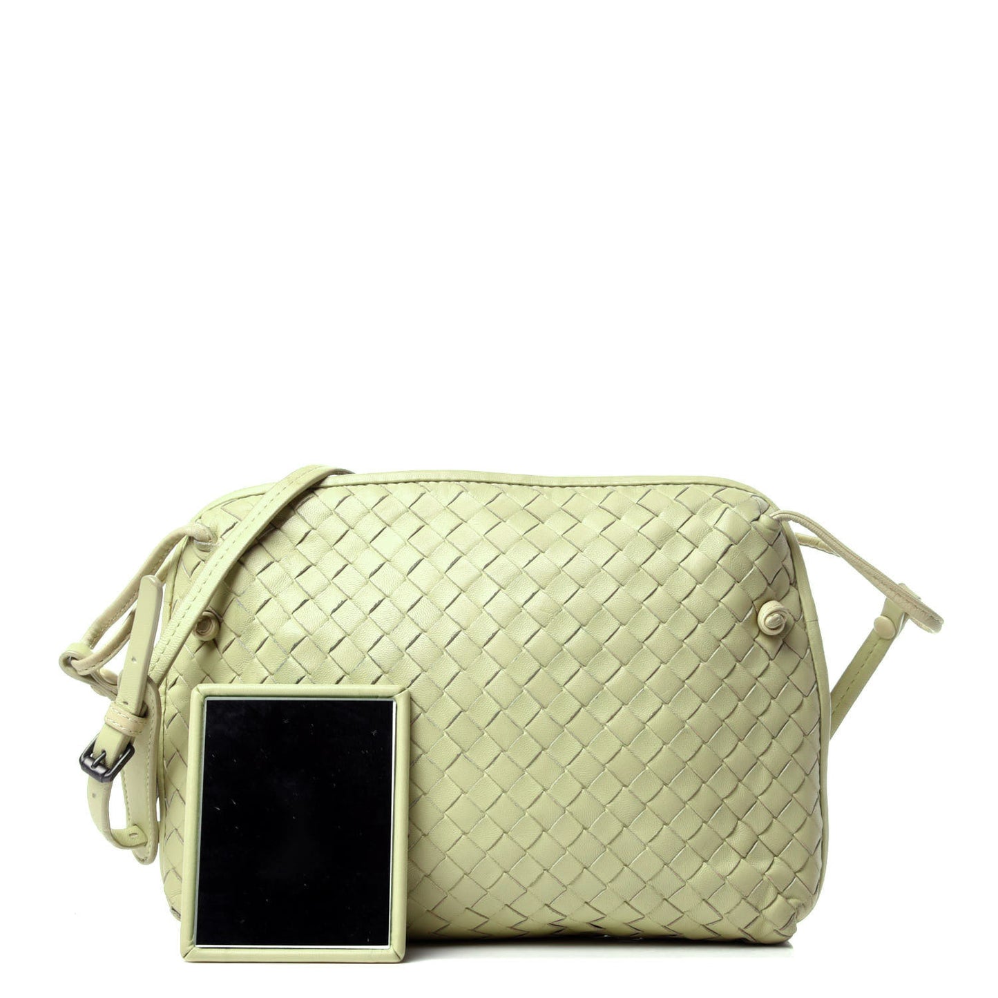Nappa Intrecciato Nodini Bag Green
