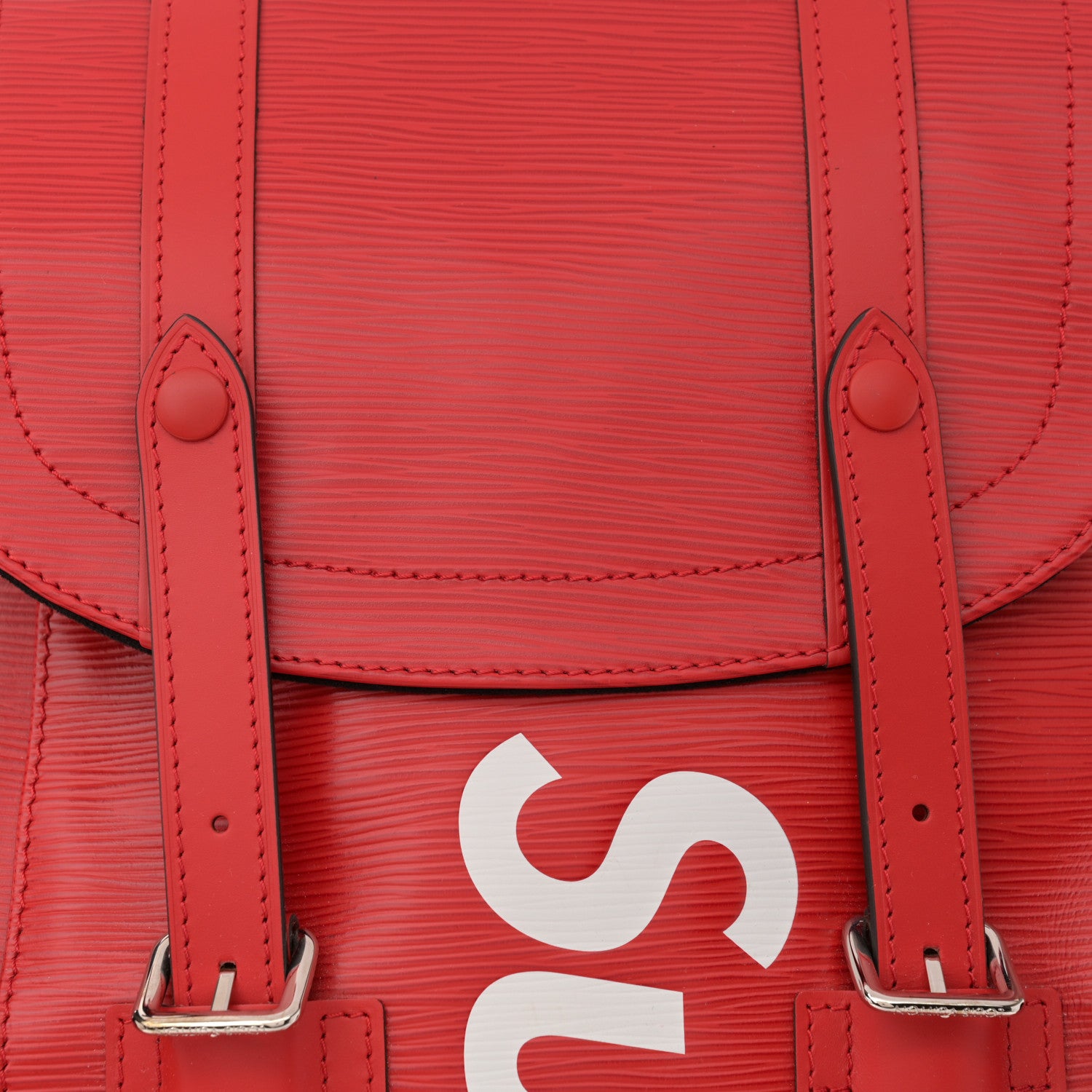 Louis Vuitton X SUPREME Epi Christopher Backpack PM Red 8 of 10