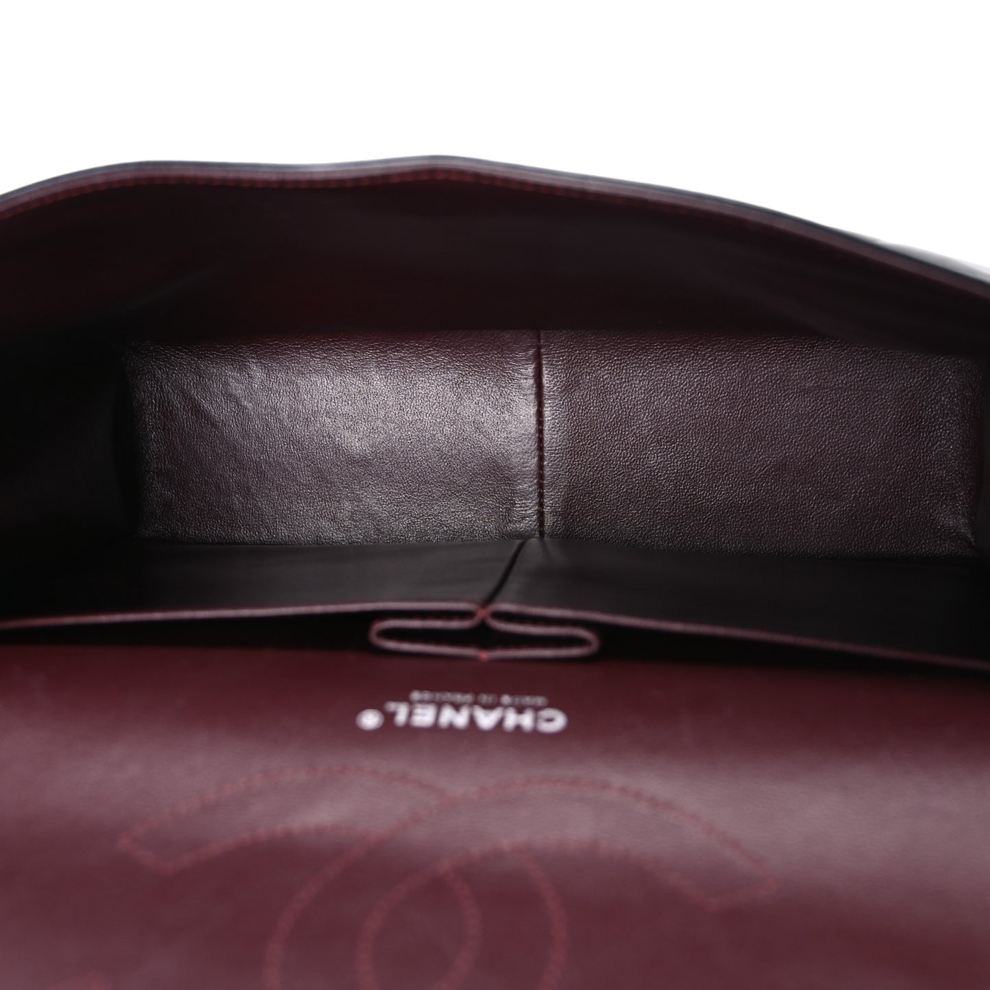 Lambskin Quilted Jumbo Double Flap Black