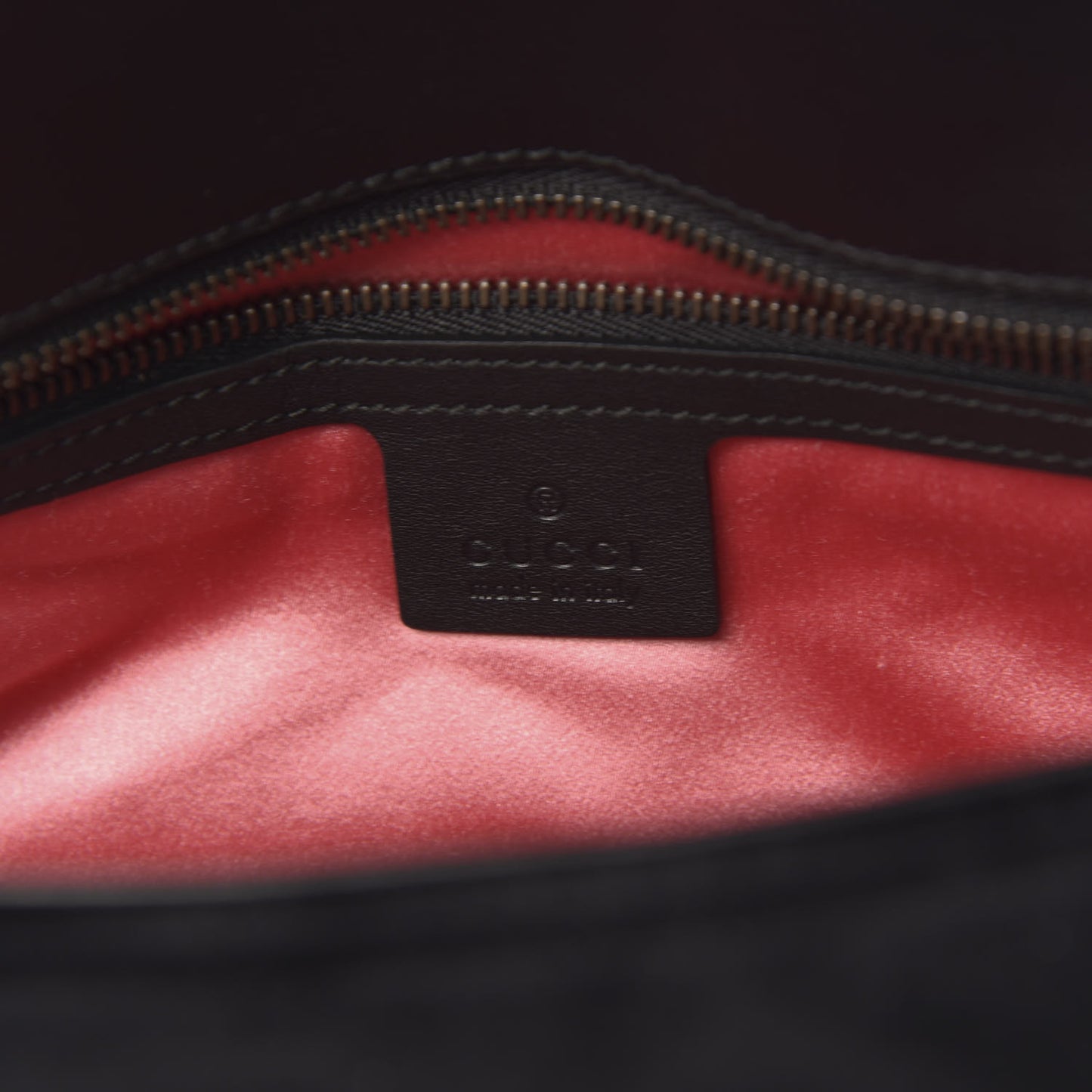 Velvet Matelasse Loved Embroidered Medium GG Marmont Shoulder Bag Black